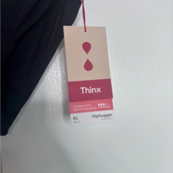 Thinx Air™ Hiphugger Period Underwear – XL – Black – NWT - Picture 2 of 7